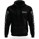 13FA SHERIFF Utility Hoodie - USA Patriotic Apparel - 100% Polyester for Odor Free, Moisture-Wicking Quick Dry Comfort.