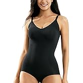 Momcozy Shapewear Bodysuit for Womens, Tummy Control Body Shaper, Built-in Padded Seamless & Slimming Bodysuit under Dress