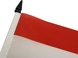 AZ FLAG Yemen Table Flag 5x8 in 21x14 cm Polyester Desk Flag with Pole and Base view 4