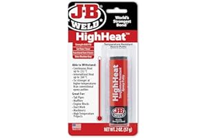 J-B Weld 8297 HighHeat 500 Degree Epoxy Putty Stick - 2 oz. , Grey