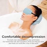 MAIXINNEW Bathtub Pillow Waterproof Ergonomic Suction Headrest Cushion w/ Sleep view 6