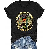 Adventure Shirts Sunrise Camping Hiking Activewear Road Trip Nature Cactus Workout Tee Top