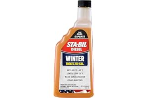 STA-BIL Diesel Winter Ant-Gel - Prevents Fuel Gelling Down to -40 Degrees Fahrenheit - Cleans Injectors - Treats 250 Gallons of Diesel Fuel, 32 fl. oz. (15215)