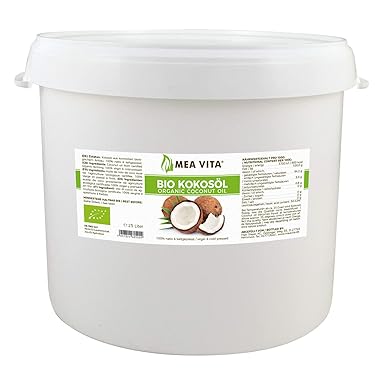 MeaVita Bio Kokosöl, nativ, 1er Pack (1 x 25 L) im Eimer