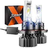 SEALIGHT H13 9008 LED Headlight Bulbs 50000LM 800% Brightness Dual Hi/Lo Beam, 6000K Cool White, Plug and Play, High Low Beam