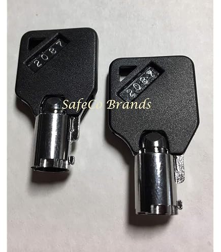 Sentry Safe Tubular Barrel Key – Pre-Cut For Codes 2051 To 2100, Round Ace Style (2079 Shown)