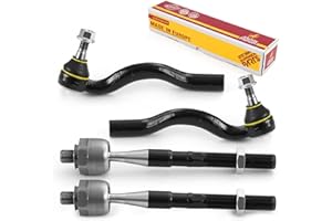 Metrix Premium Chassis Parts - 4 PC Inner & Outer Tie Rod End Kit Fits 2011-2015 Dodge Durango, 2011-2015 Jeep Grand Cherokee, Replacement EV800987, ES800973, ES800972, Made in Europe