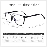 Madison Avenue Blue Light Blocking Glasses Women UV Glare Anti Eyestrain Black view 5