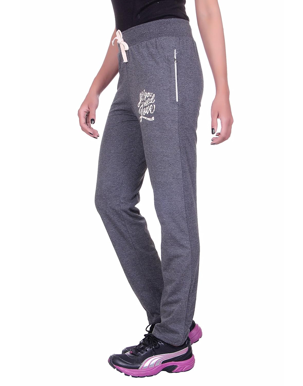 dfh women's cotton track pant