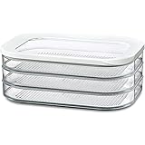 mDesign 4er-Set Kühlschrankbox – 2 x Kühlschrankboxen, Gewürz Caddy und