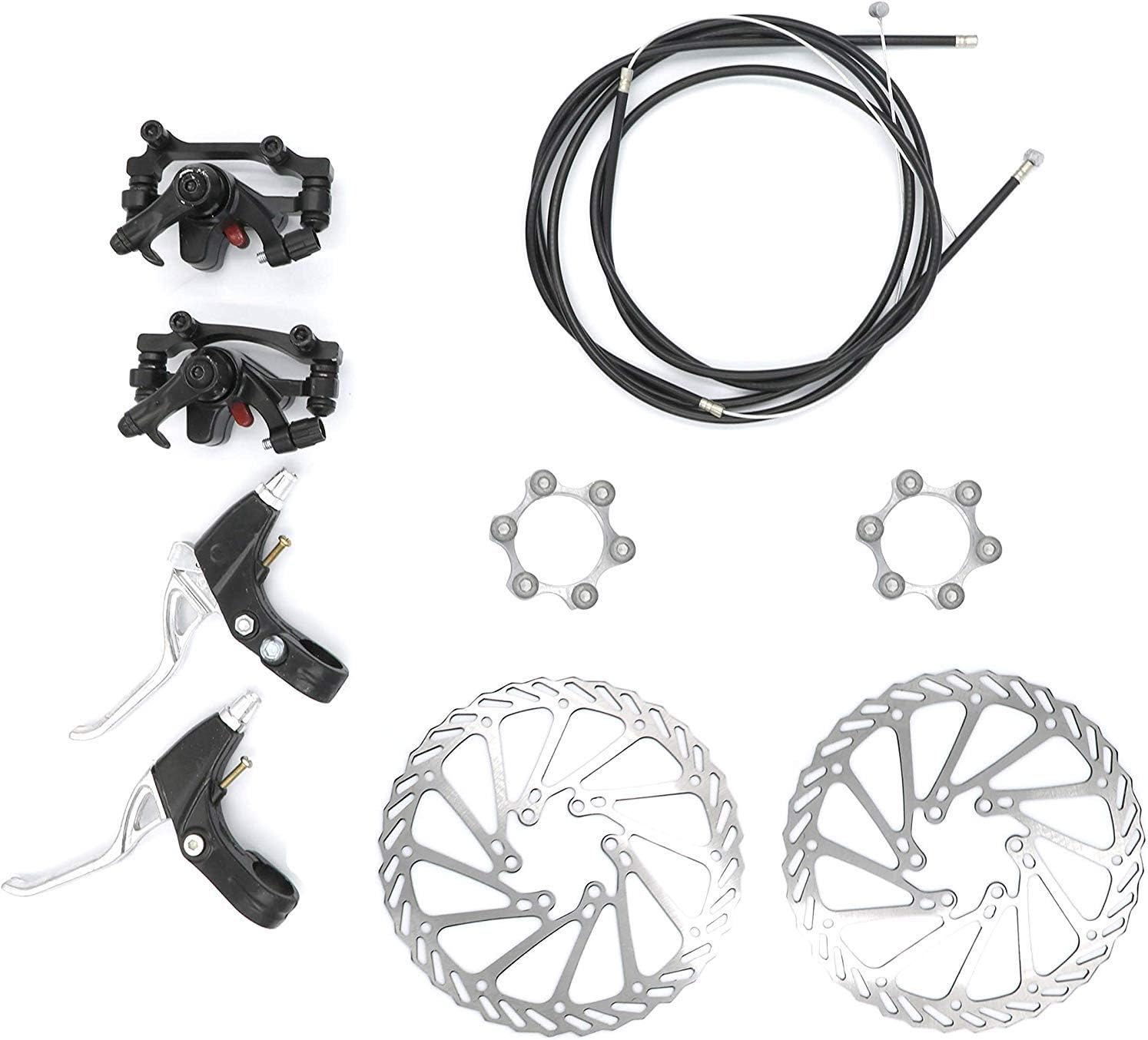 motorized bicycle wheel disc brake kit with caliper rear