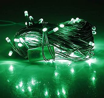 Ascension  Pack of 10 Green Led String Strip Decoration Lights of 13 Meter 35 led Serial Bulbs Decoration Lighting for Diwali Christmas Navratri Decorative Dussehra New Year Marriages Functions