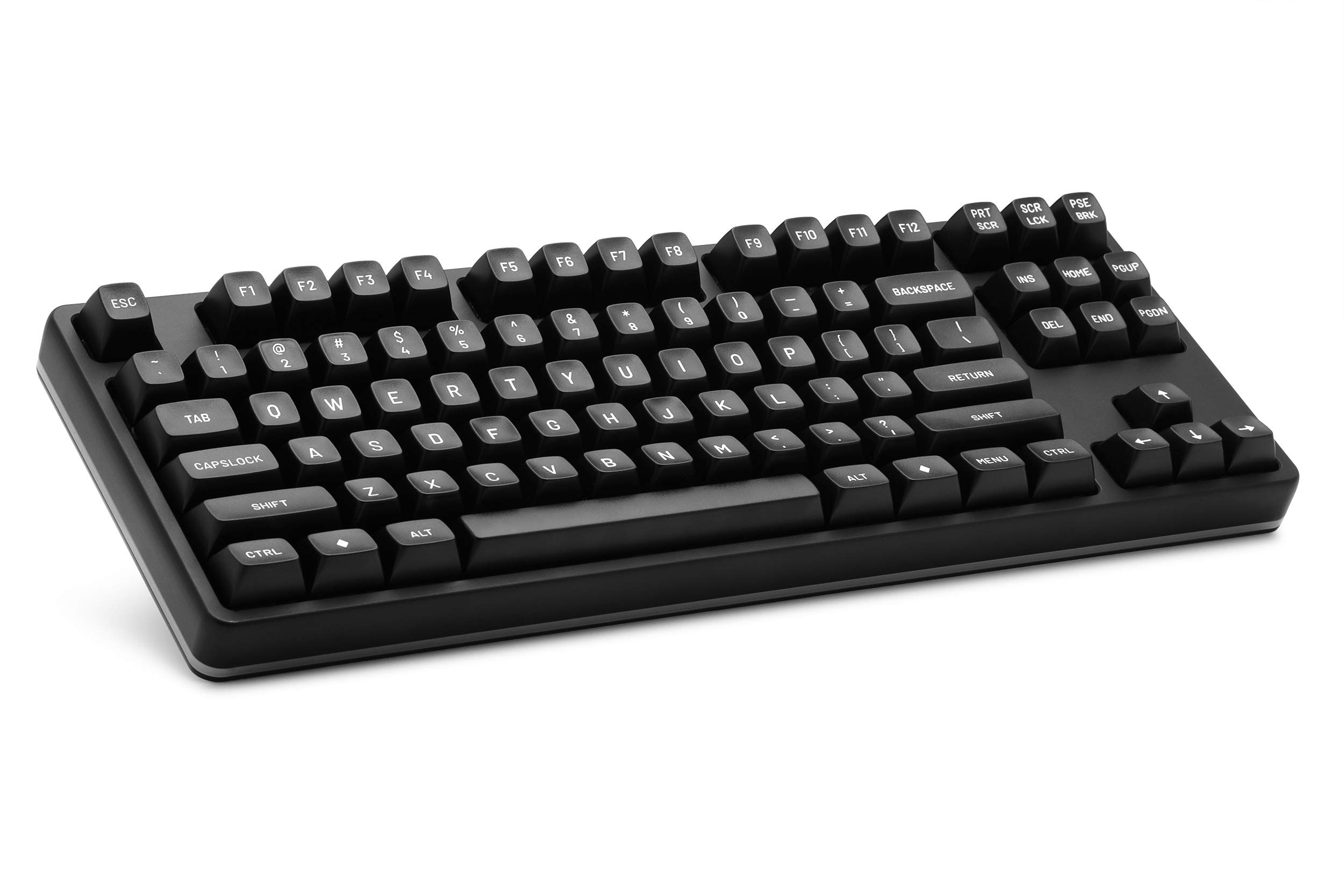 DROP MT3 White-on-Black Keycap Set, ABS Hi-Profile Keycaps, Doubleshot Legends, MX Style Covers Fullsize, Tenkeyless, Winkeyless, 60%, 65%, and 75% (Base Kit)