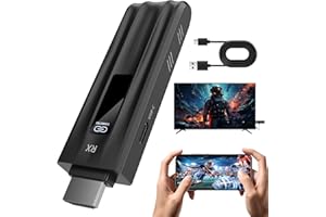 Beyn 2026 Wireless HDMI Display Dongle Adapter,4K Output,Streaming Media Video/Audio/File HDMI Wireless Extender from Smartphone,Tablet,Laptop to HDTV/Monitor/Projector,Support Airplay DLNA Miracast