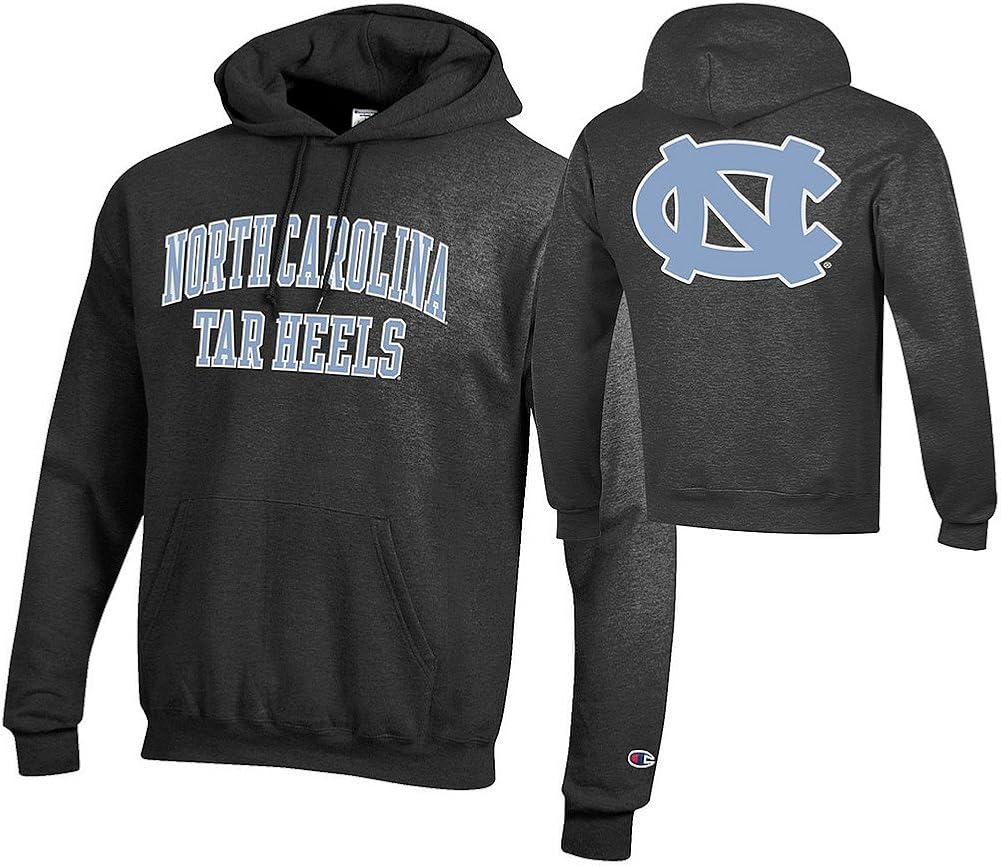 Elite Fan Shop NCAA Mens Front/Back Dark Heather Hoodie Sweatshirt Fan