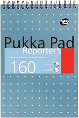 Pukka Pad Reporter’s Pad 3 Pack Blue 160 Pages 80GSM Wirebound 14x20.5cm view 4