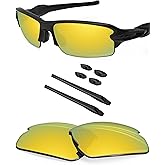 BlazerBuck Replacement Lenses &amp; Sock Kit for Oakley Flak 2.0 OO9295 59mm | Fits Flak 2.0 OO9295 59mm, Anti-Salt Polarized, 100% UV Protection, Scratch &amp; Impact Resistant, Optimal Tint &amp; Perfectly Fit