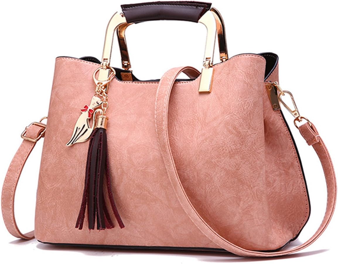 Women's Top Handle Satchel Handbags PU Leather Tote Bags Shoulder Bags Crossbody Bag