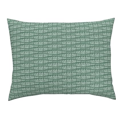 Amazon Com Roostery Talk Too Much Standard Knife Edge Pillow Sham
