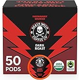 Death Wish Coffee - Dark Roast Single Serve Pods - (50 Count)