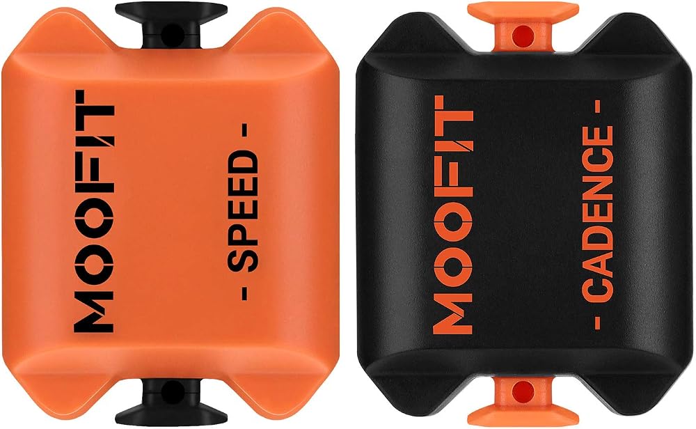 moofit CS8 Cycling Cadence Speed Sensor Bluetooth ANT+ IP67 Orange