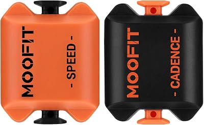 moofit CS8 Cycling Cadence Speed Sensor Bluetooth ANT+ IP67 Orange