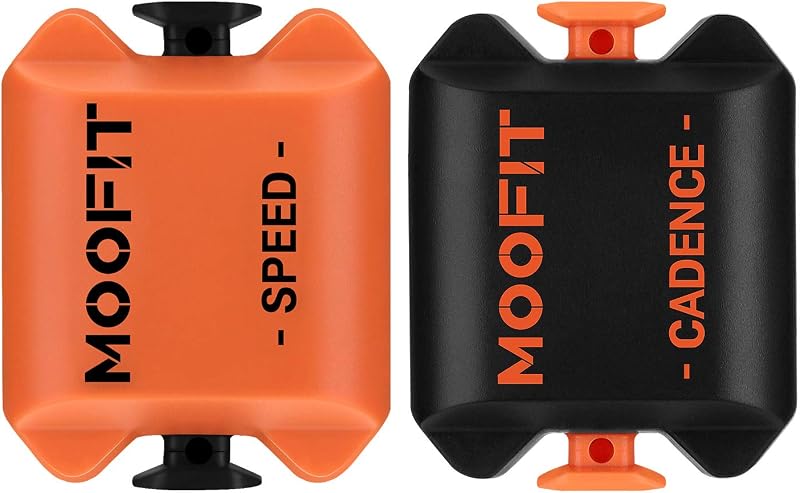 moofit CS8 Cycling Cadence Speed Sensor Bluetooth ANT+ IP67 Orange