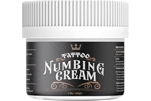 OHEAL Painless Tattoo Numbing Cream: 6 Hours Maximum Strength Numbing Cream Tattoo, Effective Numbing Cream for Tattoos, Fast Acting Extra Strength