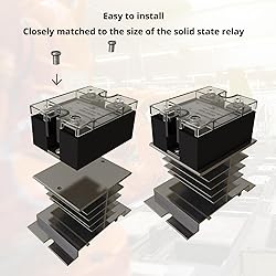 YQSIYU Solid State Relay SSR-25AA, AC to AC, Input