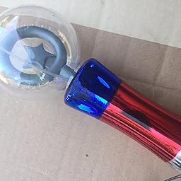 flashing panda meteor storm led changing pattern spinner wand