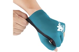 Votinu Men Women Billiard Gloves Pool Glove for Left/Right Hand, Quick-Dry 3 Finger Gloves Great for Snooker Cue Shooters Carom Sports