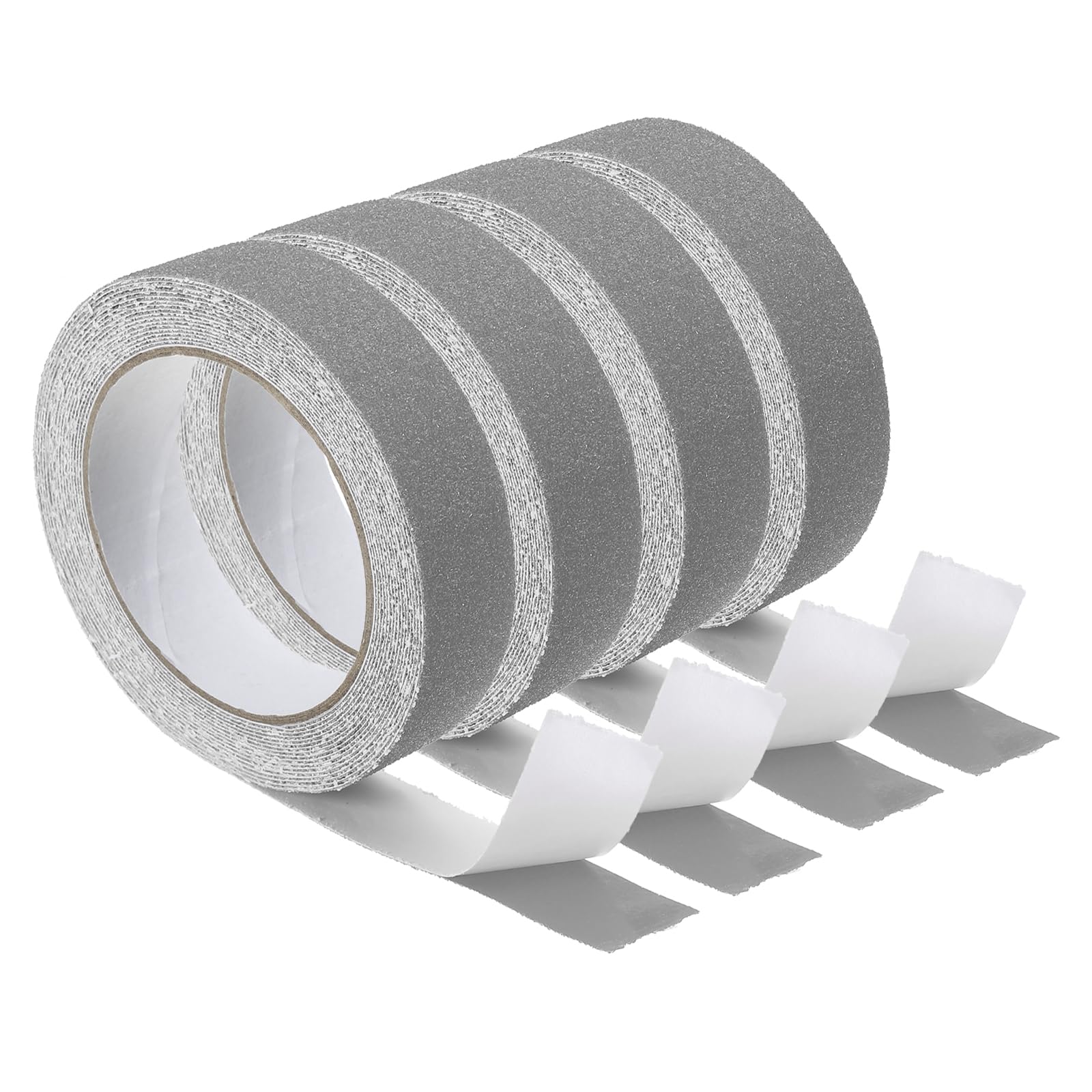 PATIKIL 1 Inch x 16 Ft Anti Slip Traction Tape, 4 Pack Non-Slip Grip Tape Non Skid Tread Safety Tape for Stairs Steps Scooter Deck, Gray