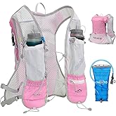 IX INOXTO Running Vest Hydration Backpack, Lightweight Running Backpack Hydration Pack with 1.6L Water Bladder Daypack for Trail Running Hiking Cycling Race Marathon for Women Men