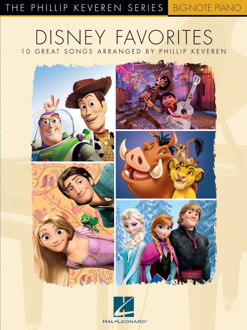 Disney Favourites (arr. Keveren) (Big Note Piano): The Phillip Keveren Series Big Note Piano - 10 Great Songs