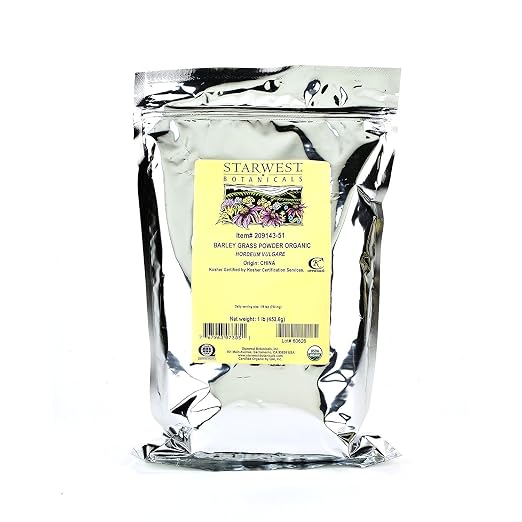 Barley Grass Powder Organic - Starwest Botanicals Barley Grass Powder Organic - Starwest Botanicals