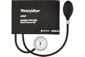 Welch Allyn DS44-11CB Gauge with Durable Two Piece Cuff and Bladder, Adult