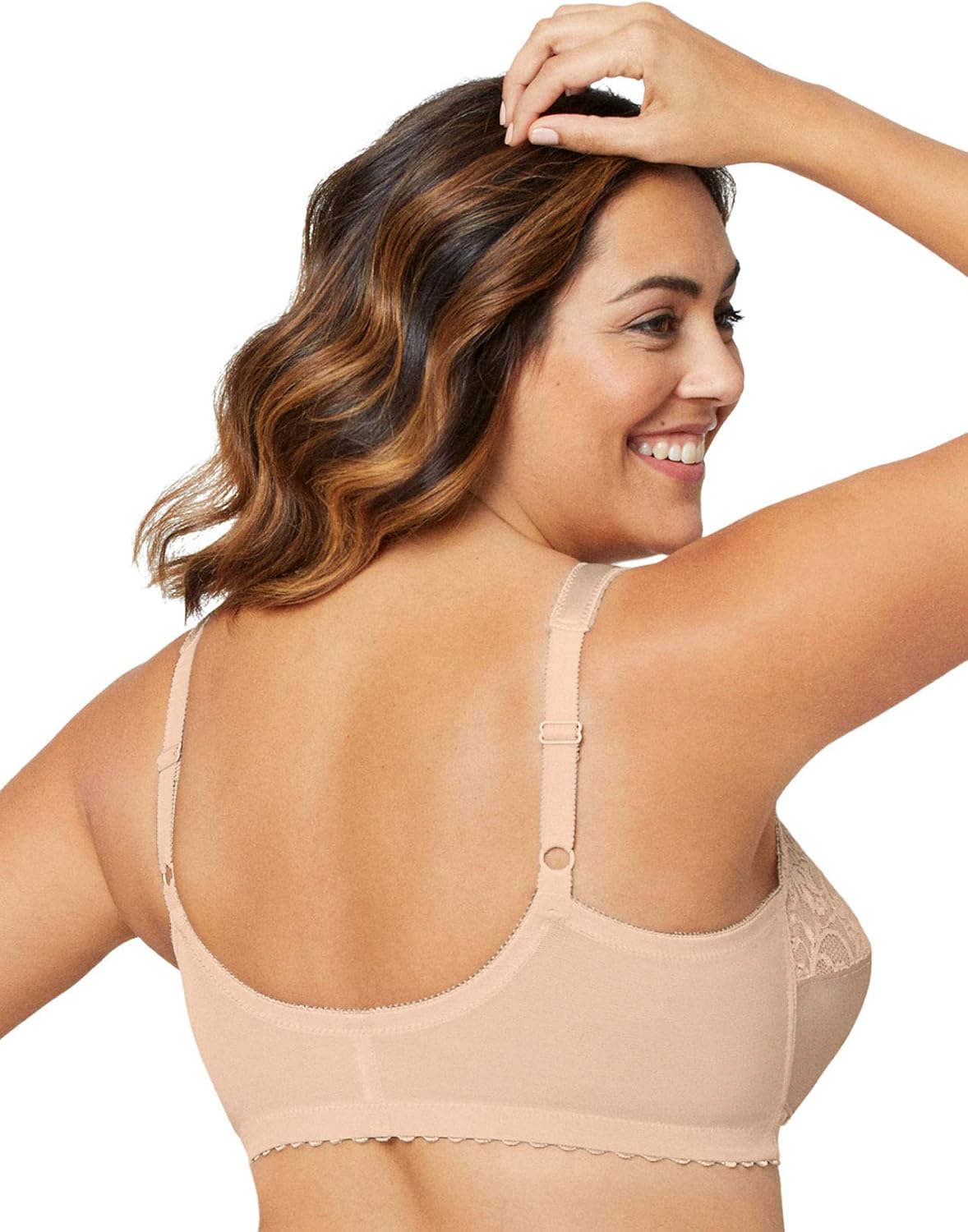 Glamorise Women's Full Figure MagicLift Front Close Support Bra #1200 at  Women’s Clothing store: Bras
