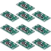 Solar Lamp Circuit Board Controller 10Pcs Light Control, 10 PCS | Rechargeable Battery Charging Module for Solar Lawn Garden Lights, High Efficiency I Shaped Inductor for 1.2V NiMH, Green