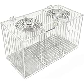 YHaurorise Acrylic Acclimation Box for Fish Trap Aquarium Container | Fish Breeding box Isolation for Tank Breeder Separator