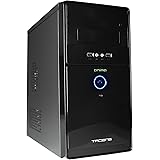 Tacens Anima AC0500 - Caja de ordenador de sobremesa (minitorre, ATX, incluye fuente de alimentaci&oacute;n de 500 W, 4 slots de expansi&oacute;n, USB 2.0, audio HD), color negro