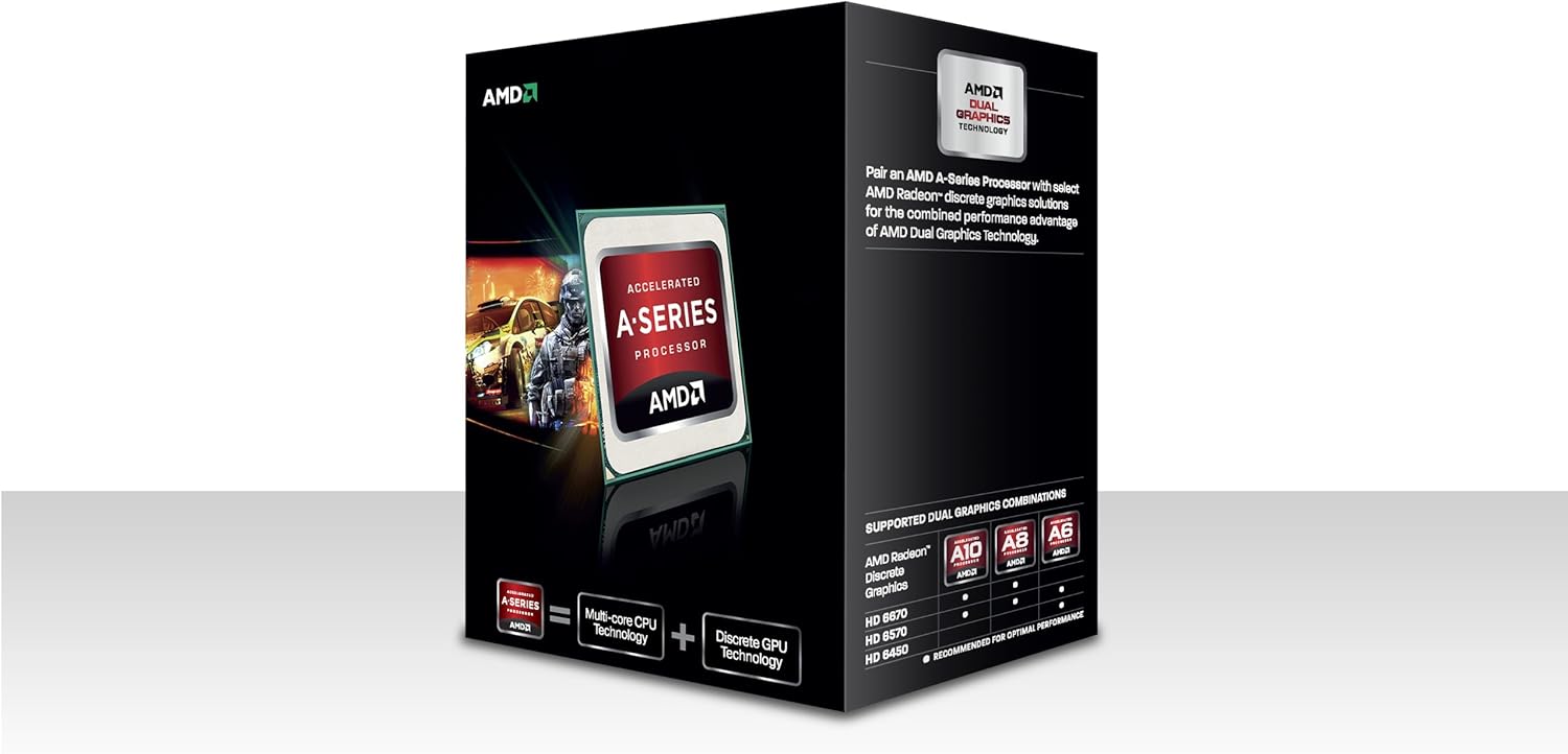 AMD A8-5600K APU 3.6Ghz Processor AD560KWOHJBOX Computer Components ...