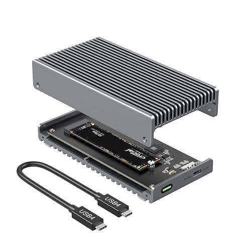 Qwiizlab Fanless 40Gbps USB4 Thunderbolt External SSD Enclosure with ...