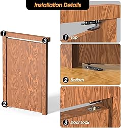 Hidden Door Hinge Pivot Hinge, 570LBS Load-Bearing