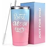 Panspace Birthday Christmas Mothers Day Gifts for Mom from Daughter Son- 20 oz Mom Mug Tumbler
