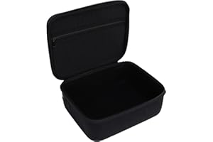 EBTOOLS Camera Case, EVA Hard Protective DSLR SLR Camera Bag with Adjustable Padded Dividers for Rebel T7 T100 DSLR SLR Lens 