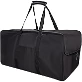 Golf Push Cart Bag 3 Wheel Folding Carry Bag for Push Carts Cover Protector Black Extra-Large Capacity Cover Collapsible