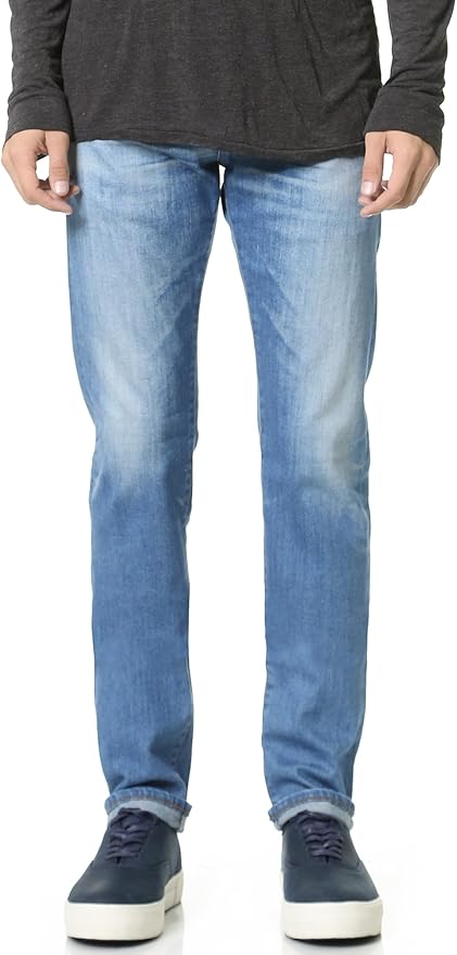 AG Adriano Goldschmied AG Men's The Nomad Modern Slim Stretch Selvedge Jeans, 16 Year Cozy, 34 