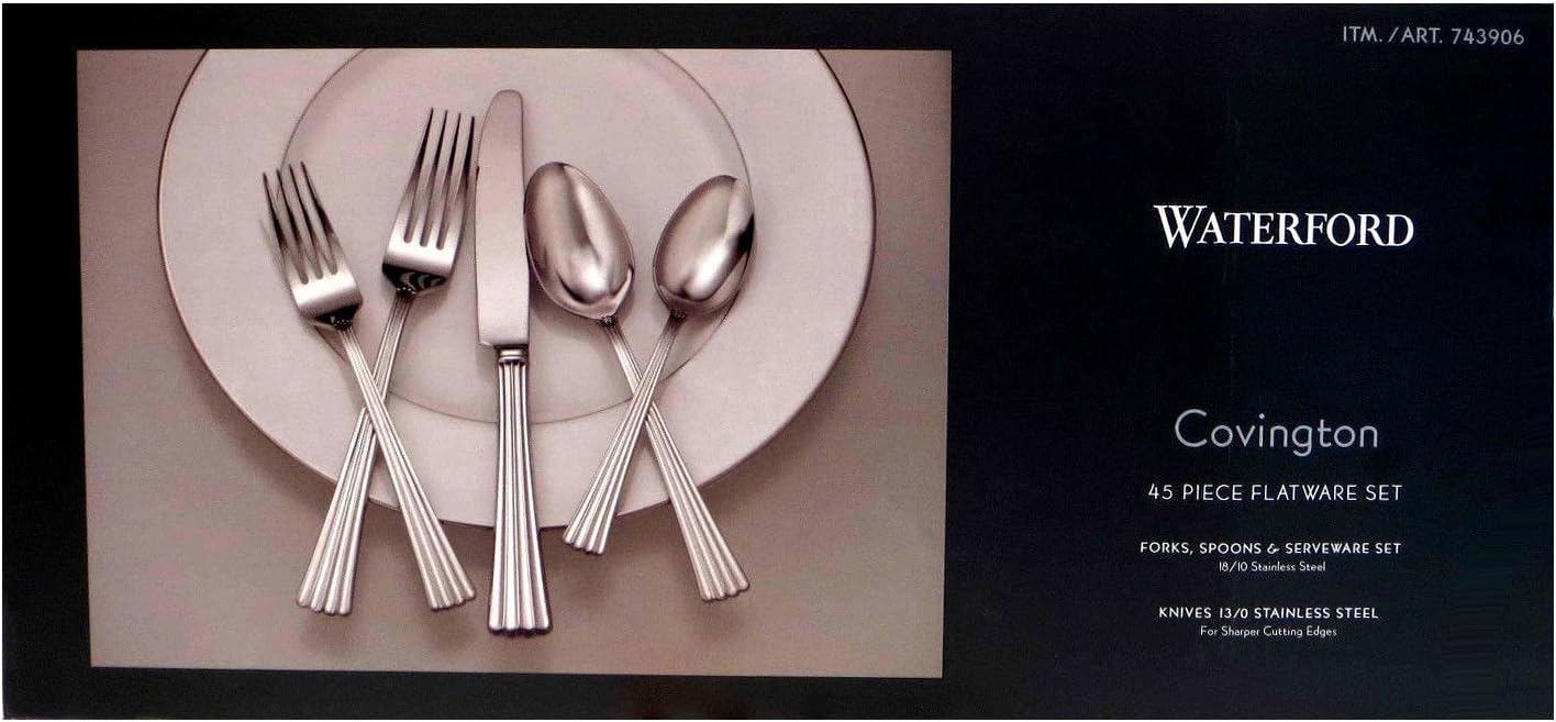 Waterford Covington 45 Piece Flatware Set Serving for 8 Amazon.ca