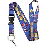 Limeloot Lanyard – Soft Neck Lanyard with Quick Release & Key Ring – ID Badge Holder & Keychain Lanyard for Men & Women