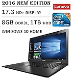 Lenovo G70-80 17.3" Laptop Core i5-5200U (3M Cache, up to 2.2 GHz) 8GB RAM 1TB HDD Windows 10 Black